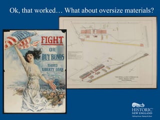 Ok, that worked… What about oversize materials?
 