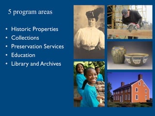 5 program areas

•
•
•
•
•
 