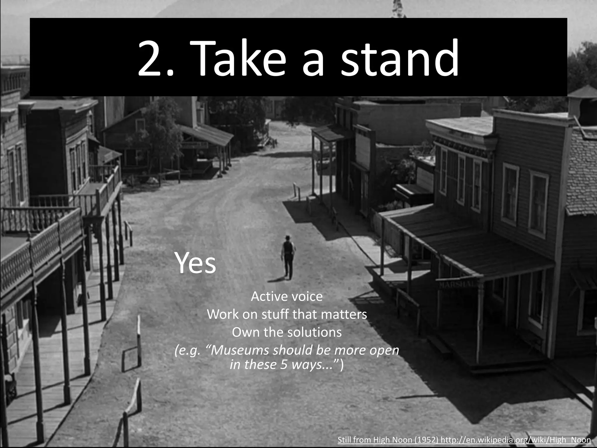 Taking a stand in
public changes you,
and accelerates
real learning
 