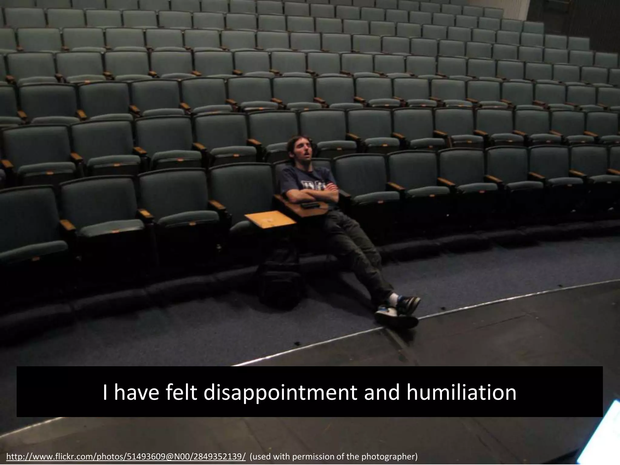 Here are
                        5 things
                     I’ve learned




Photo (C) Dan Hill (used with permission) http://www.flickr.com/photos/cityofsound/5099410640/in/photostream/
 