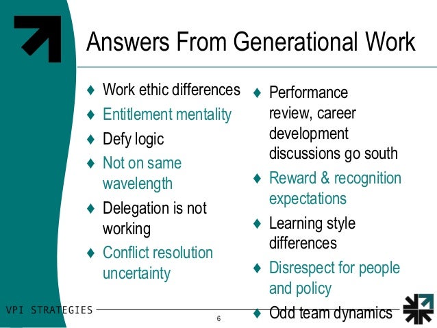 gen y work ethic