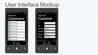 User Interface Mockup




                        © Zühlke 2013
 