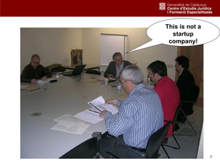 This is not a
  startup
 company!




                2
 