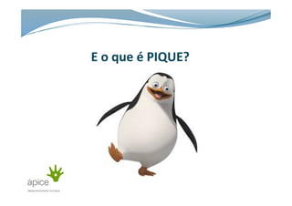 E	
  o	
  que	
  é	
  PIQUE?	
  	
  
 
