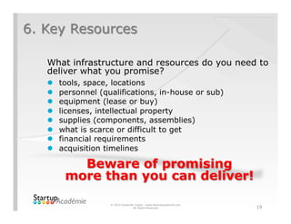 Key Recources Introduction to the Business Model Canvas | PDF