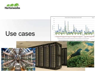 © Hortonworks Inc. 2013
Use cases
The “New” Na
 