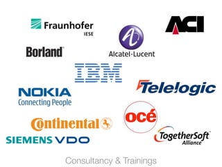 Consultancy & Trainings
 