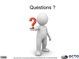 Questions ?
http://www.flickr.com/photos/crystaljingsr/3914729343/in/set-72157622354789320/
 