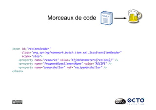 Morceaux de code
 