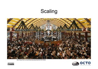 Scaling
http://www.flickr.com/photos/claudiasofia99/2878579560/
 