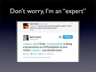 Don’t worry, I’m an “expert”
 