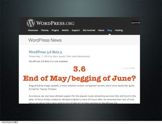 3.6
End of May/begging of June?
13526
 