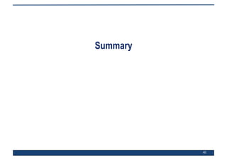 40
Summary
 