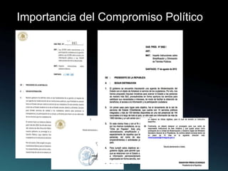 Importancia del Compromiso Político
 