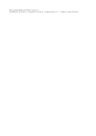 ##@qBý#1#Ä#p¿D##Ð#"%}§èch[¿/
¤ÙP#ÊÛú©S¯#}Ø~ÀäÇ~÷#@qõ#ôëçÍ]b##`cê#Hôì#Í¾ý8? 7 Î##N}T{¡##Î+Â¤¶ú½ô·
 