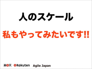 私もやってみたいです!!
人のスケール
 