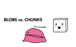 BLOBS vs. CHUNKS 
 