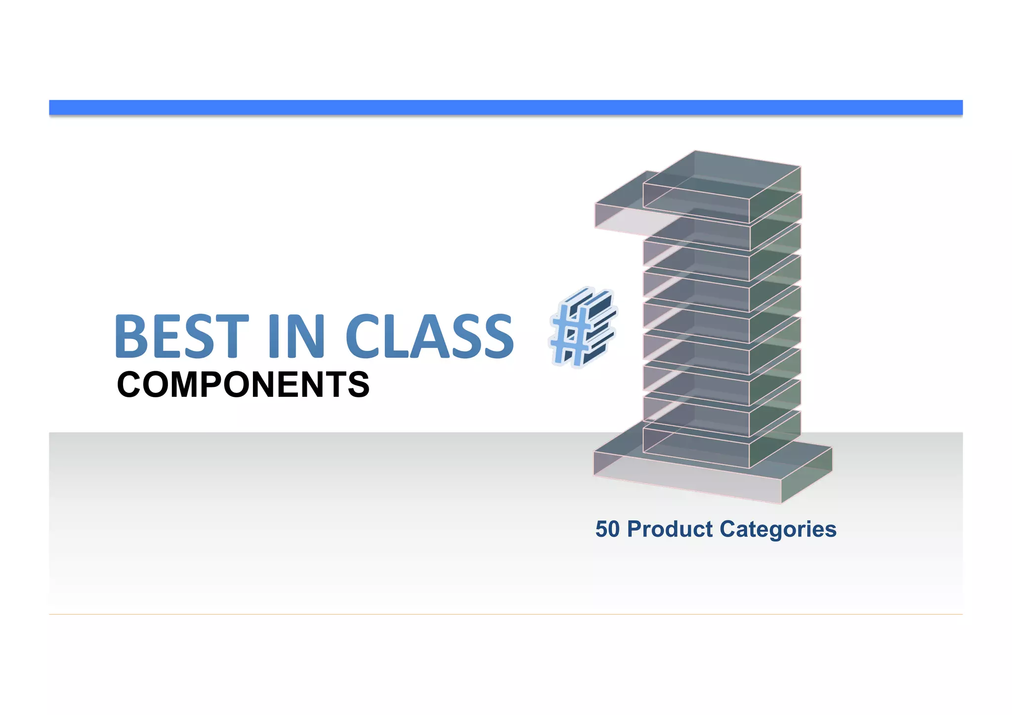  
COMPONENTS
50 Product Categories
 