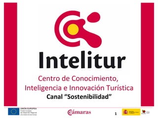 Centro de Conocimiento,
Inteligencia e Innovación Turística
Canal “Sostenibilidad”

1

 