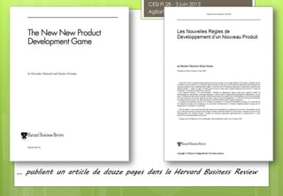 DEKRA Automotive Solutions
… publient un article de douze pages dans la Harvard Business Review
Origines de Scrum
CESI FI 28 - 3 juin 2013
Agilarium® Fabrice Aimetti
 