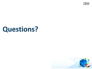 © 2012 IBM Corporation
Questions?
 