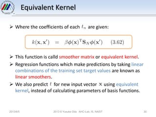 Pattern Recognition and Machine Learning: Section 3.3 | PDF