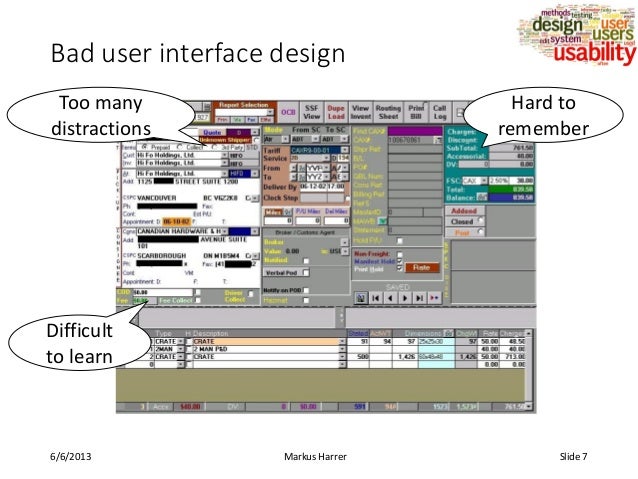 Bad Software Interface Design Examples Bad Software Interface Design Examples