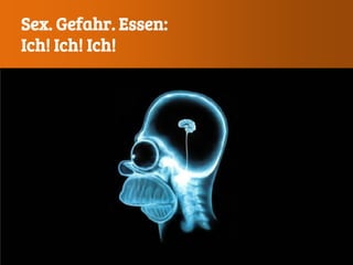 Sex. Gefahr. Essen:
Ich! Ich! Ich!
 