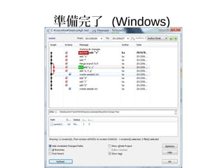 準備完了 (Windows)
 
