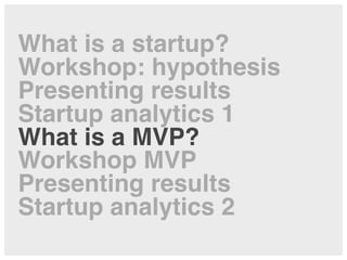 Lean Startup Analytics and MVP – Lecture and Workshop at Zeppelin University