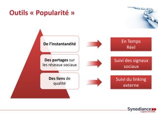 Outils « Popularité »
 