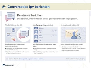 Conversaties ipv berichten
 