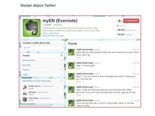 Stocker depuis Twitter

 