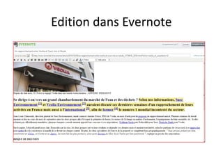 Edition dans Evernote

 