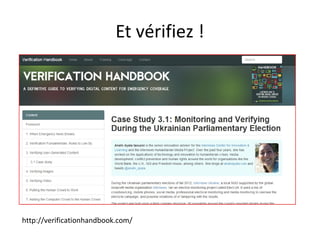 Et vérifiez !

http://verificationhandbook.com/

 