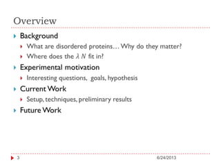 Overview

6/24/20133
 