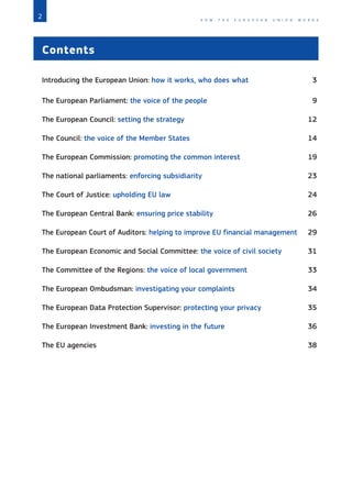 How the European Union Works