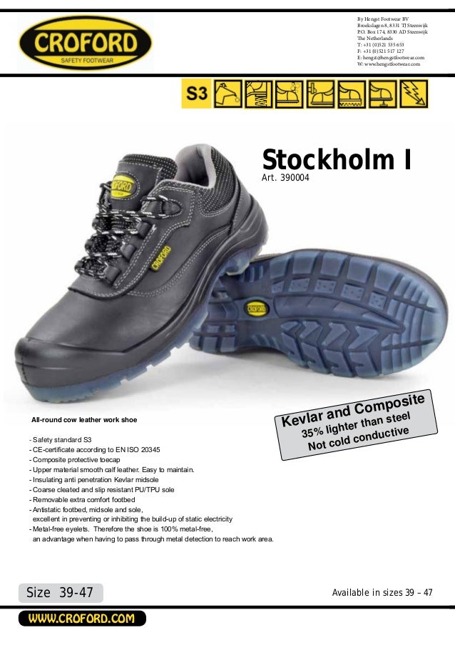 Croford Safety Footwear Netherlands Nigeria