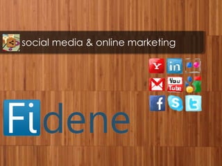 social media & online marketing
 