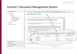 30
Content / Document Management System
 