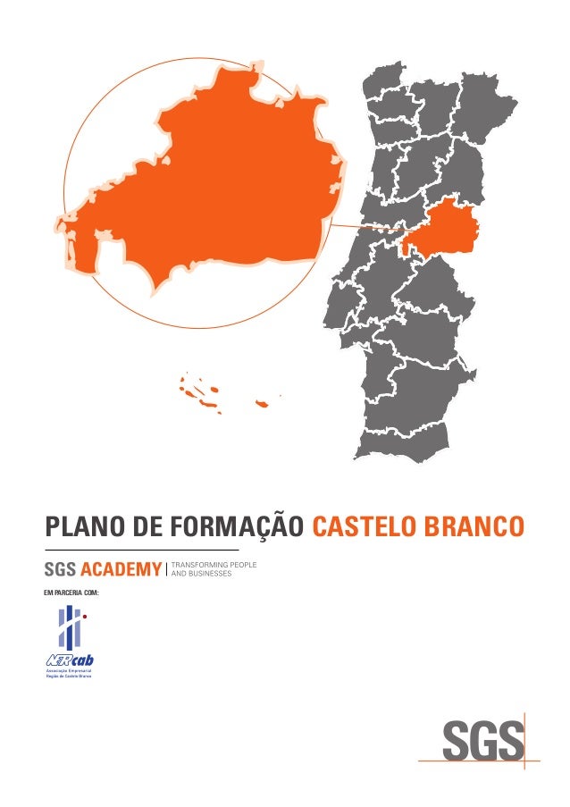PLANO DE FORMAÇÃO CASTELO BRANCO
EM PARCERIA COM:
 