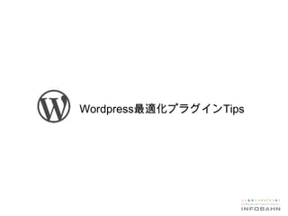 Wordpress最適化プラグインTips
 