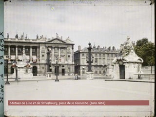 Statues de Lille et de Strasbourg, place de la Concorde. (sans date)
 