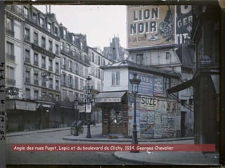 Angle des rues Puget, Lepic et du boulevard de Clichy. 1914. Georges Chevalier
 