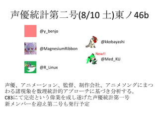 yӋڶ(8/10 )|46b
˥`󡢱O硢˥᥽󥰤ˤޤ
TFyӋĥץ`˻Ť롣
C83ˤӤȤIɤ줲yӋһ
¥Щ`ӭڶŤk趨
@y_benjo
@MagnesiumRibbon
@R_Linux
@kkobayashi
@Med_KU
New!!
 