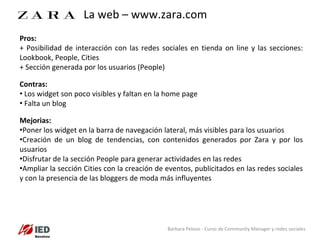 BARBARA PELOSO_Zara Social Media Plan