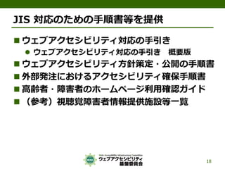 公的機関Webサイトに求められるJIS X 8341-3:2010対応
