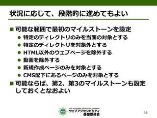 公的機関Webサイトに求められるJIS X 8341-3:2010対応