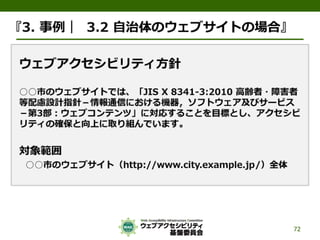 公的機関Webサイトに求められるJIS X 8341-3:2010対応