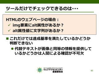 公的機関Webサイトに求められるJIS X 8341-3:2010対応